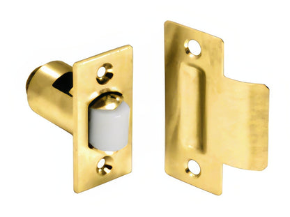 Ives RL32 Brass or Stainless Steel Roller Latch 1-1/8" W x 2-1/4" L Strike Plate.