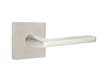 Emtek S10003HLSSLH Helios Lever Left Hand 2-3/8" Backset Passage with Square Rose Brushed Stainless Steel Finish