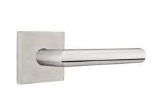 Emtek S10003STTSSRH Stuttgart Lever Right Hand 2-3/8" Backset Passage with Square Rose Brushed Stainless Steel Finish