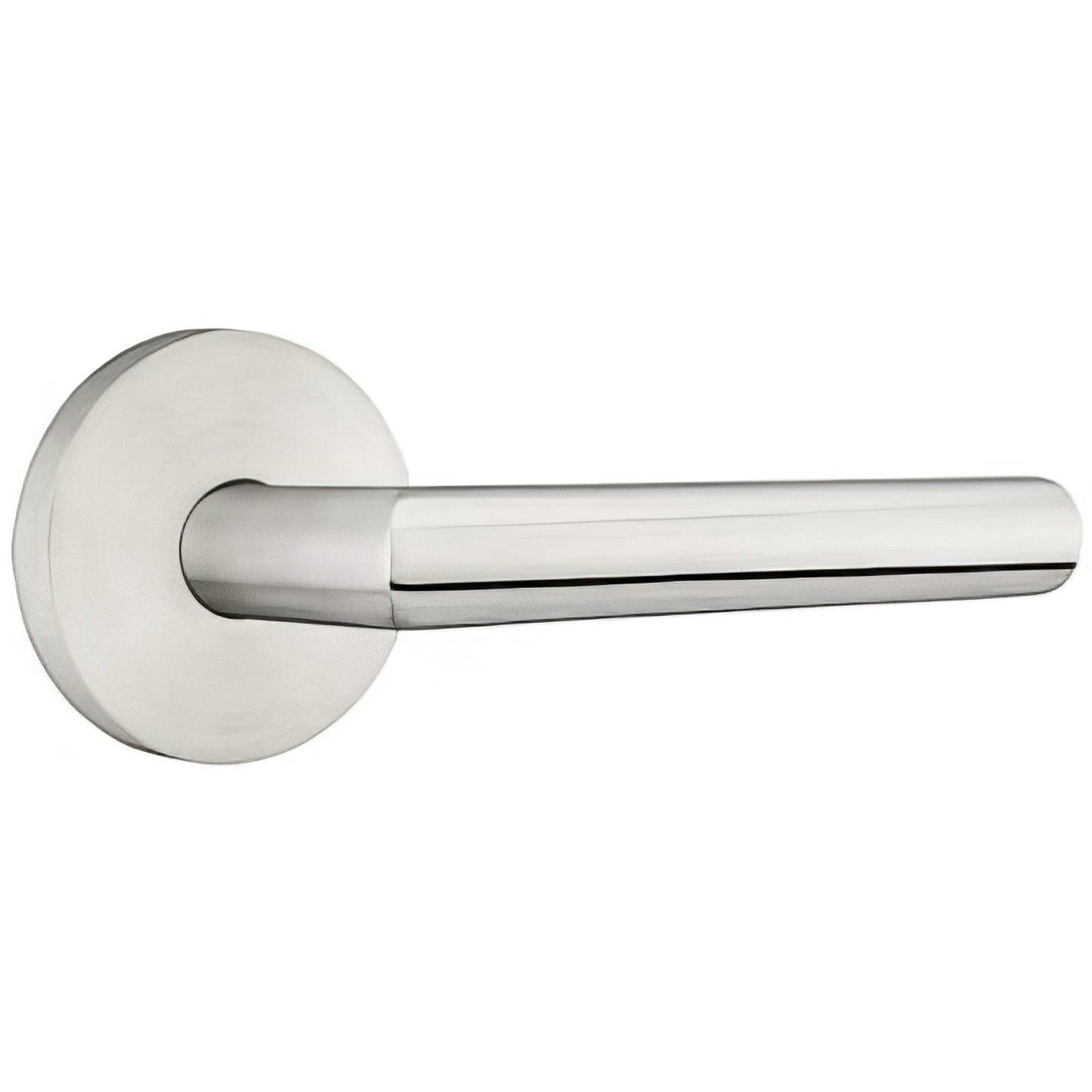 Emtek S20002STTSSLH Stuttgart Lever Left Hand 2-3/8" Backset Privacy with Disk Rose Brushed Stainless Steel Finish