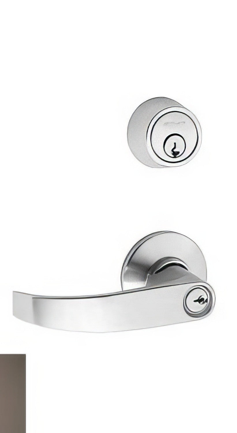 Schlage Commercial S251PD-NEP Neptune Double Locking Keyed Entry Door Lever