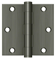Deltana S35HD 3-1/2" x 3-1/2" Square Corner Door Hinge.