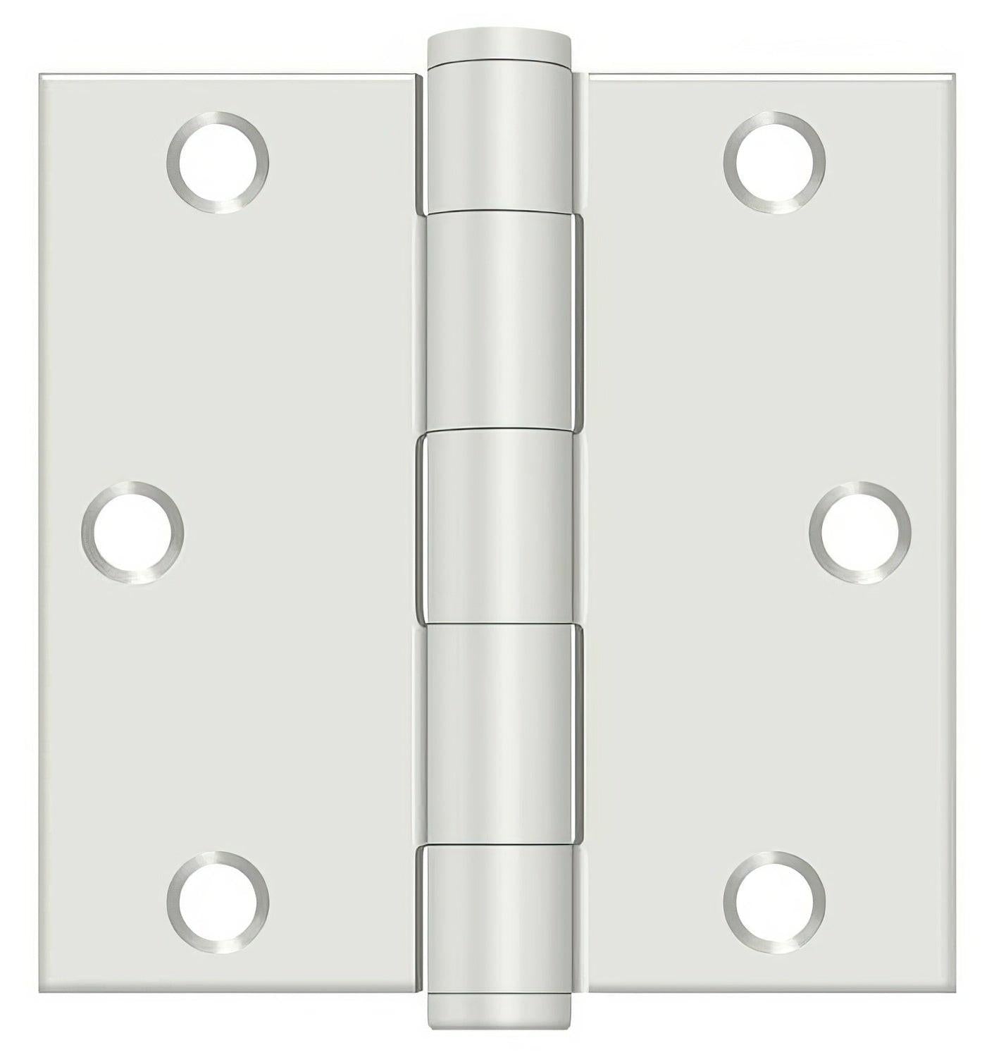 Deltana S35HDUSPW 3-1/2" x 3-1/2" HD Square Steel Door Hinge