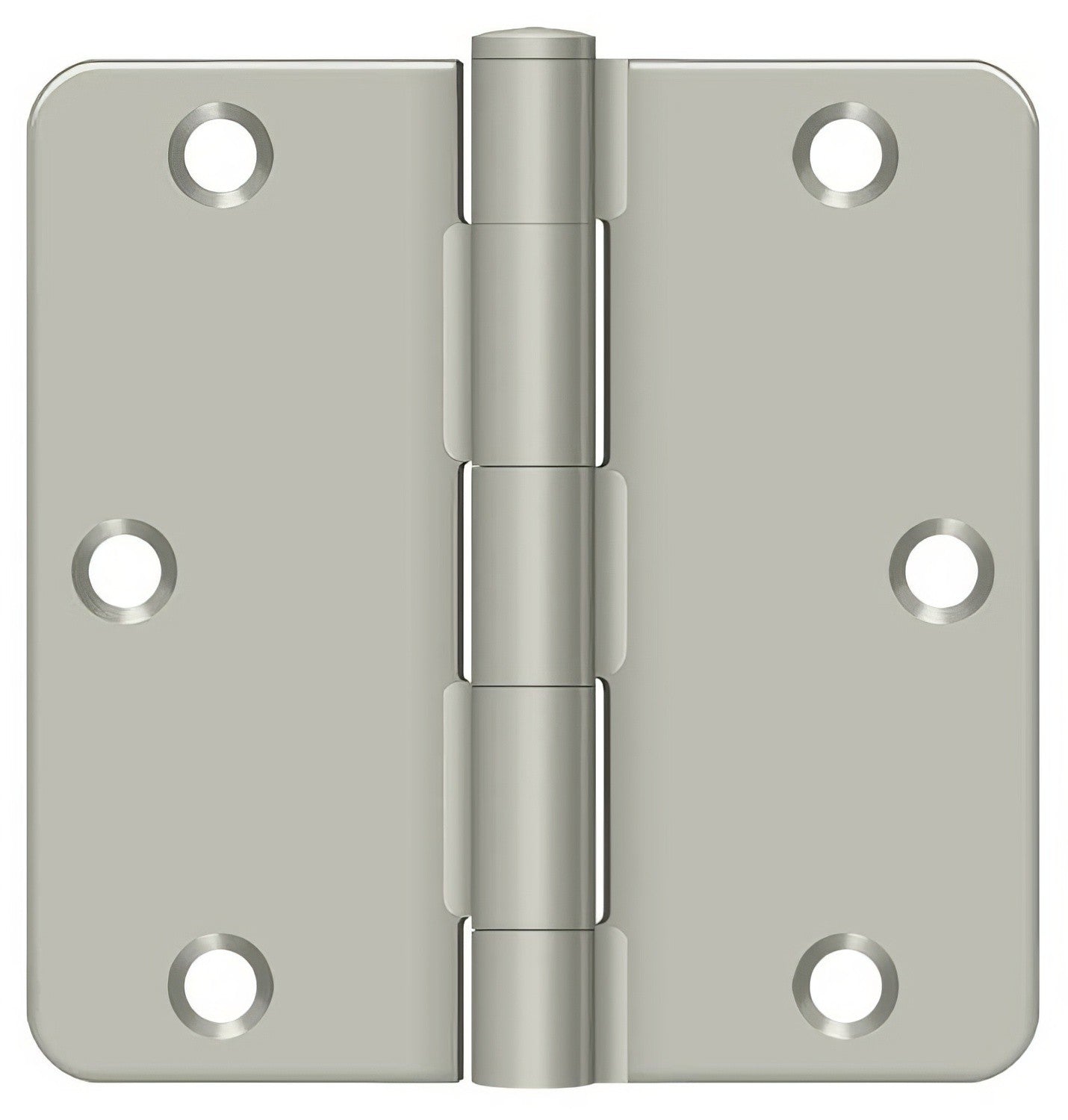Deltana S35R4BK 3-1/2" x 3-1/2" Steel 1/4" Radius Corner Door Hinge