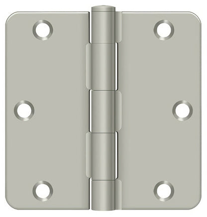 Deltana S35R4BK 3-1/2" x 3-1/2" Steel 1/4" Radius Corner Door Hinge