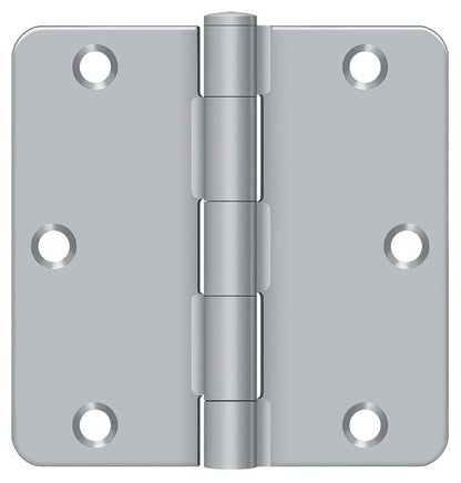 Deltana S35R4BK 3-1/2" x 3-1/2" Steel 1/4" Radius Corner Door Hinge