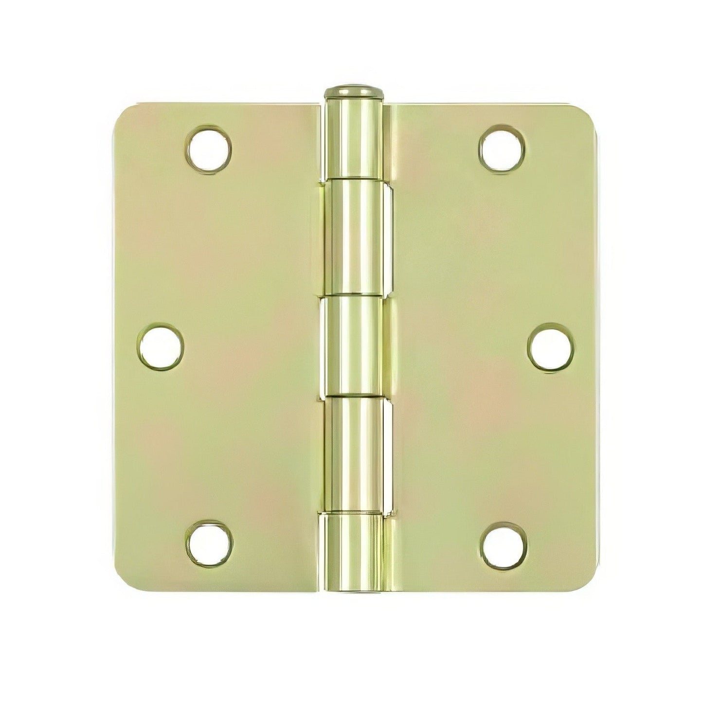 Deltana S35R4BK 3-1/2" x 3-1/2" Steel 1/4" Radius Corner Door Hinge
