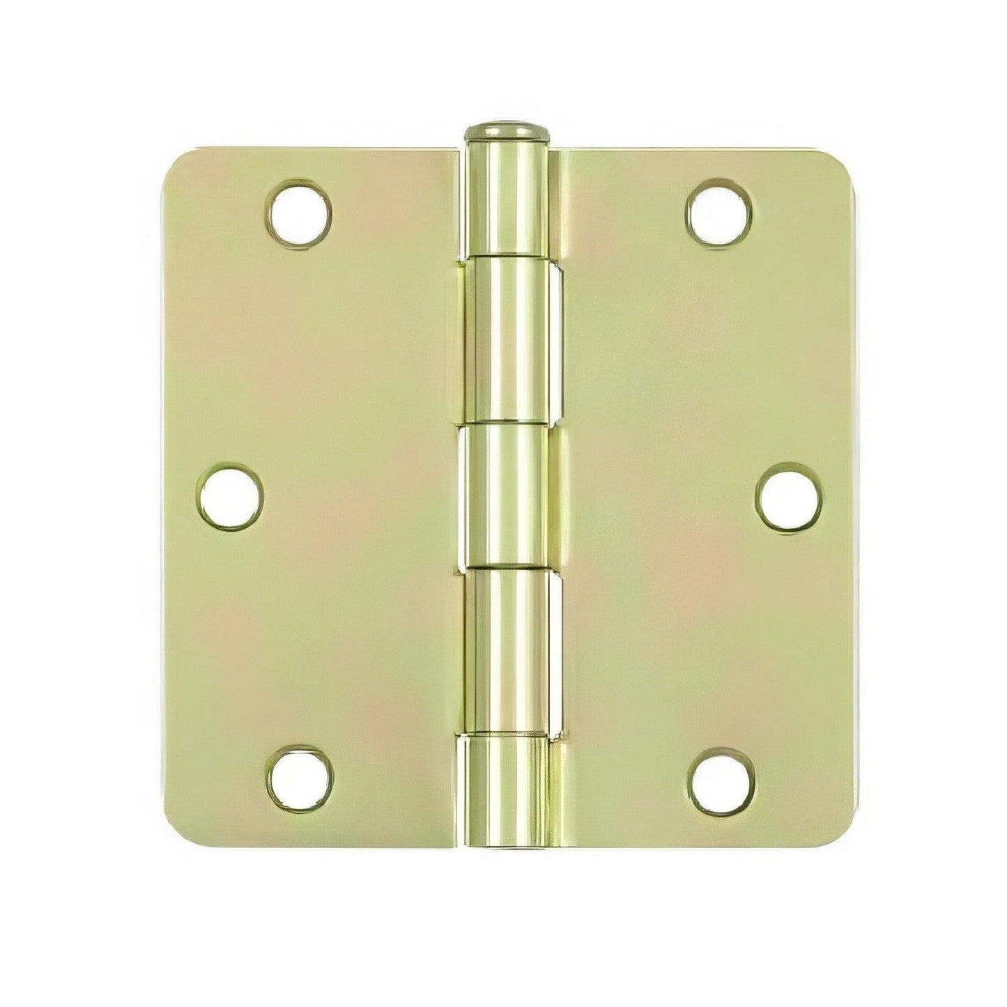 Deltana S35R4BK 3-1/2" x 3-1/2" Steel 1/4" Radius Corner Door Hinge