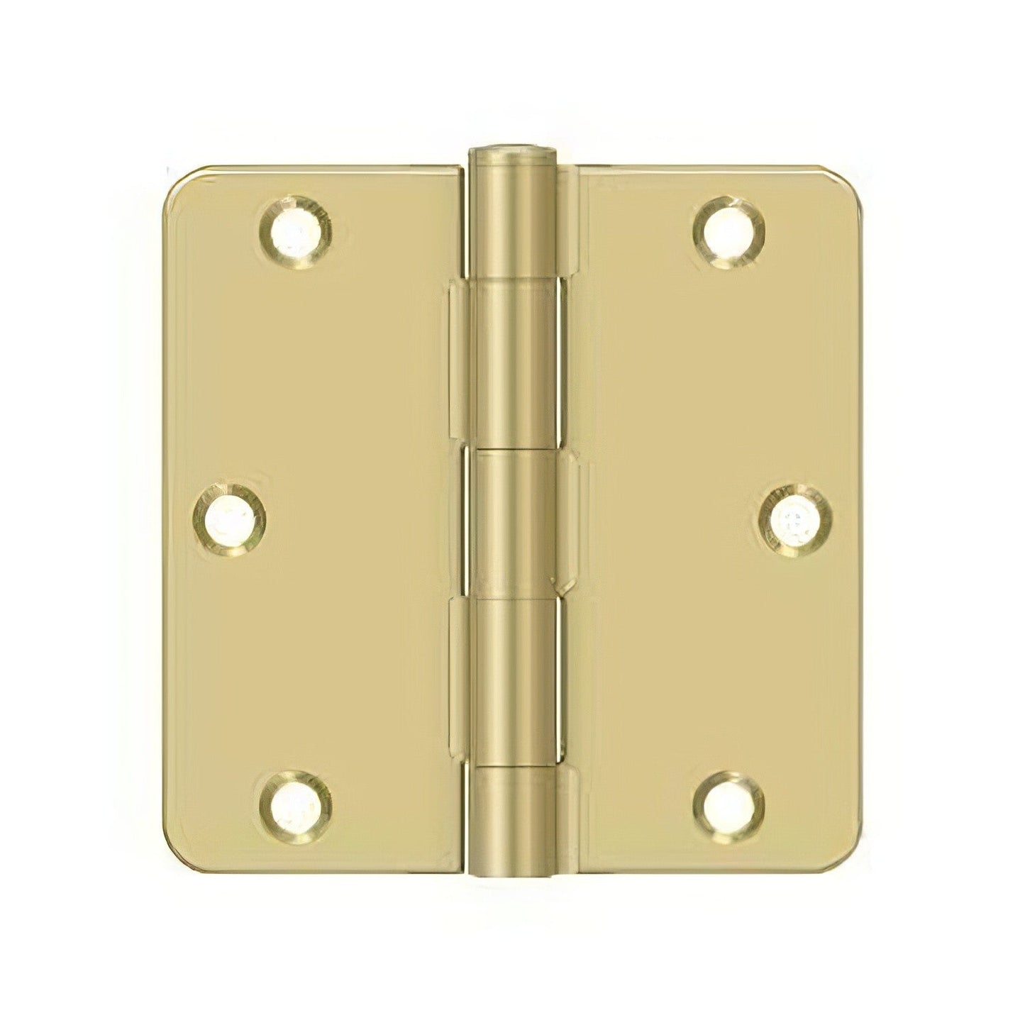 Deltana S35R4BK 3-1/2" x 3-1/2" Steel 1/4" Radius Corner Door Hinge