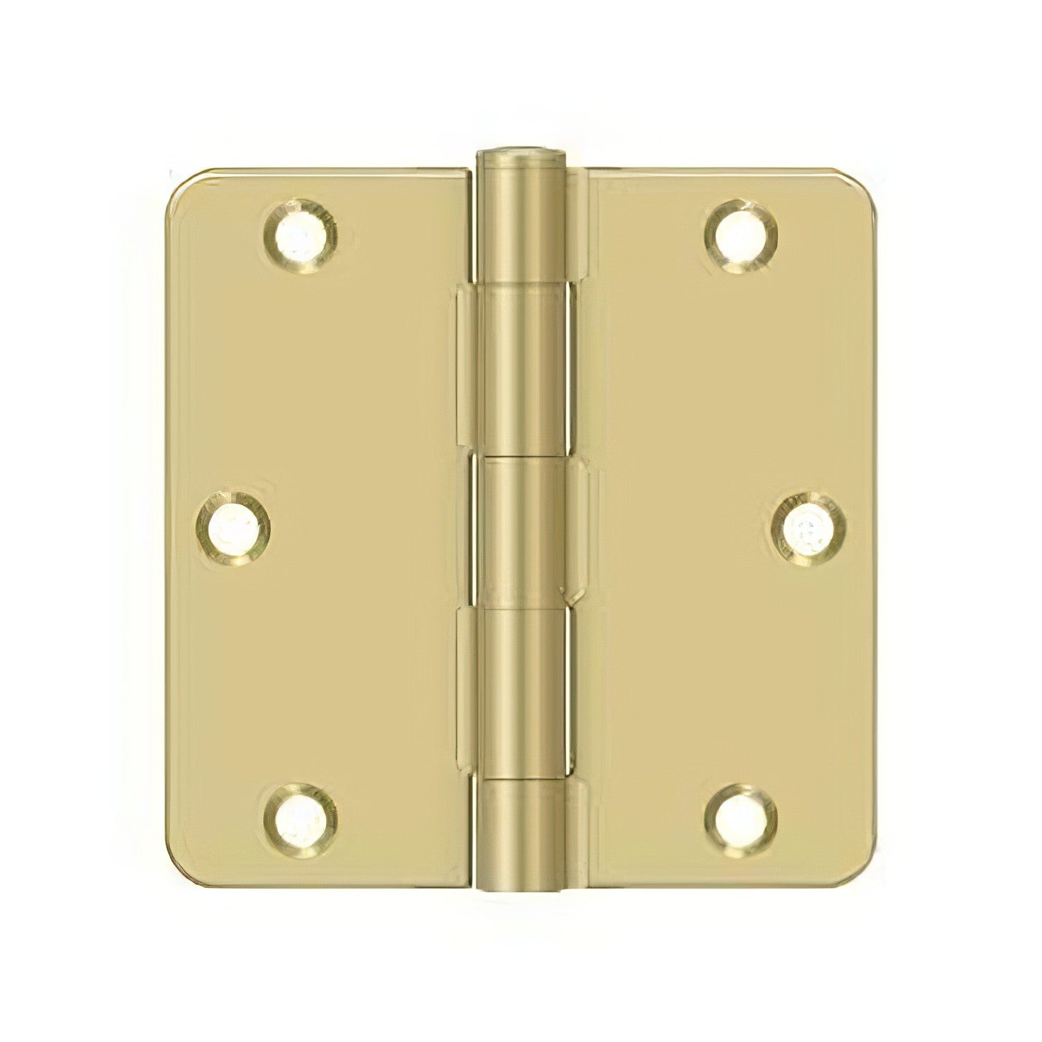 Deltana S35R4BK 3-1/2" x 3-1/2" Steel 1/4" Radius Corner Door Hinge