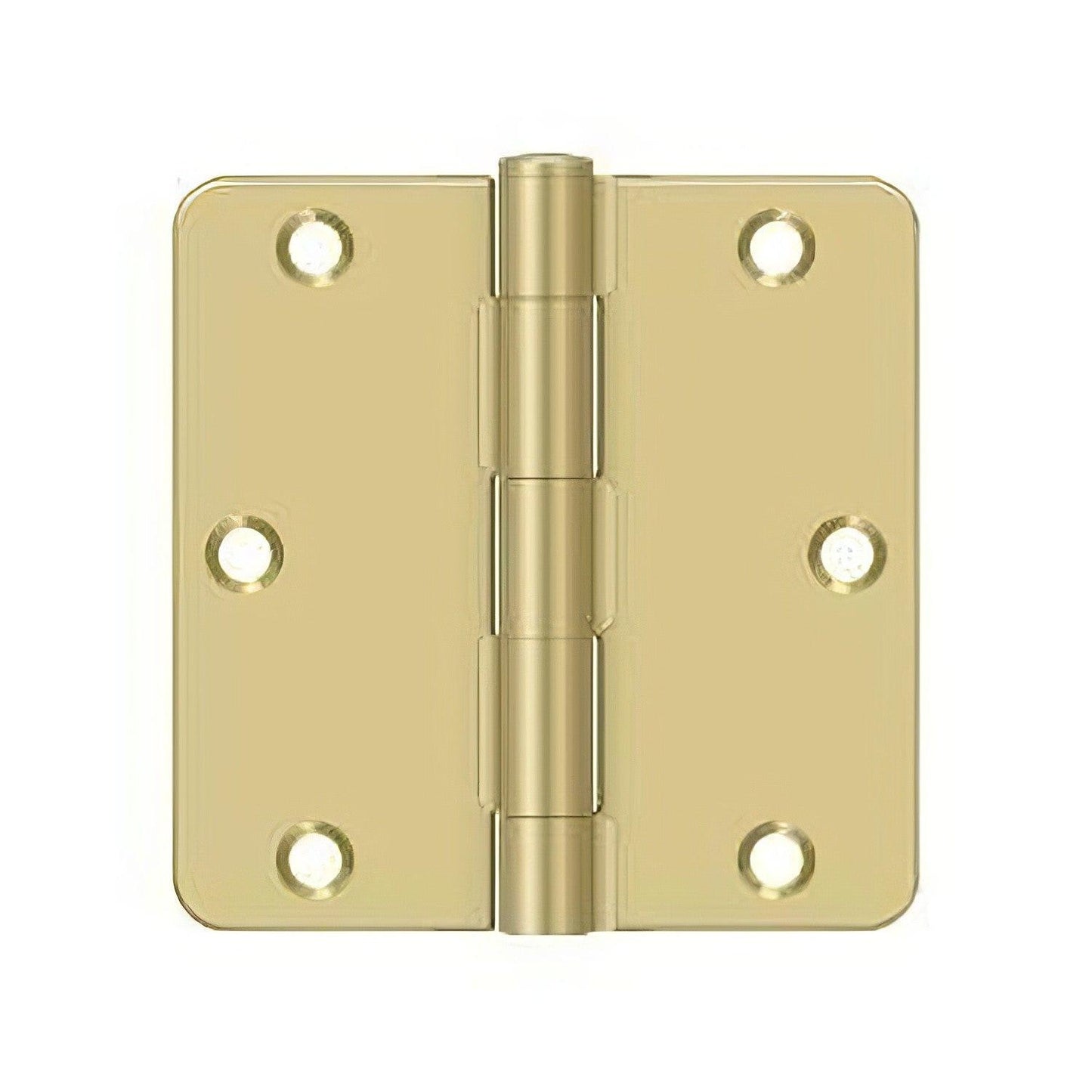 Deltana S35R4BK 3-1/2" x 3-1/2" Steel 1/4" Radius Corner Door Hinge