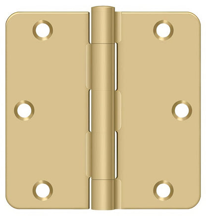 Deltana S35R4BK 3-1/2" x 3-1/2" Steel 1/4" Radius Corner Door Hinge