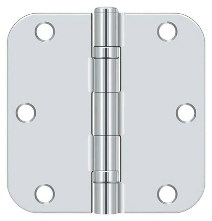 Deltana S35R5BB 3-1/2" x 3-1/2" Ball Bearing 5/8" Radius Corner Door Hinge - Pair.