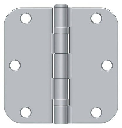 Deltana S35R5BB 3-1/2" x 3-1/2" Ball Bearing 5/8" Radius Corner Door Hinge - Pair.