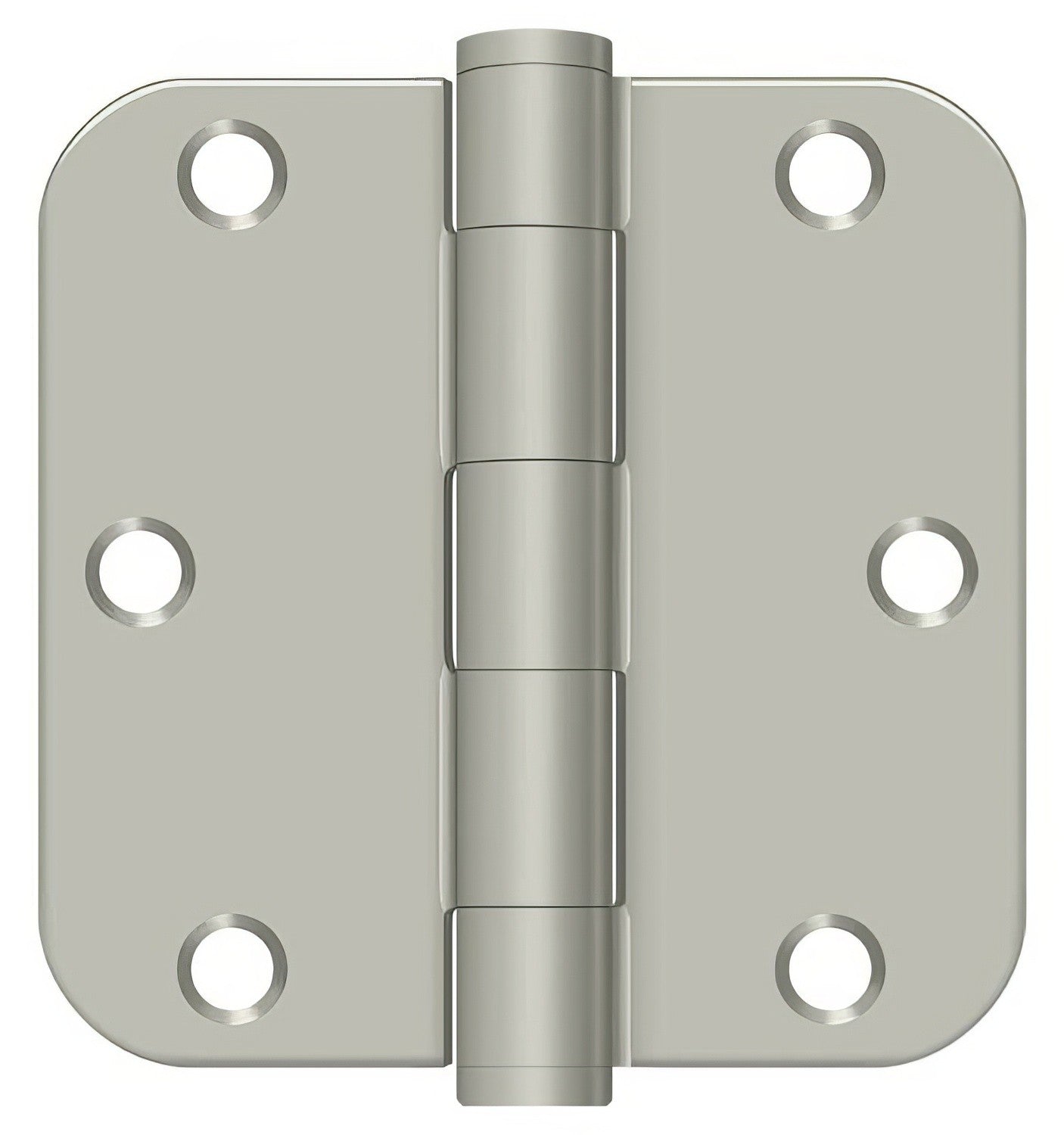 Deltana S35R5HD 3-1/2" x 3-1/2" Plain Bearing 5/8" Radius Corner Door Hinge - Pair