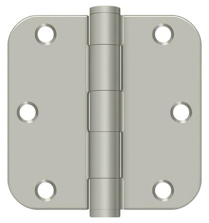 Deltana S35R5HD 3-1/2" x 3-1/2" Plain Bearing 5/8" Radius Corner Door Hinge - Pair