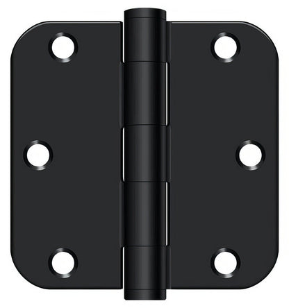 Deltana S35R5HD 3-1/2" x 3-1/2" Plain Bearing 5/8" Radius Corner Door Hinge - Pair