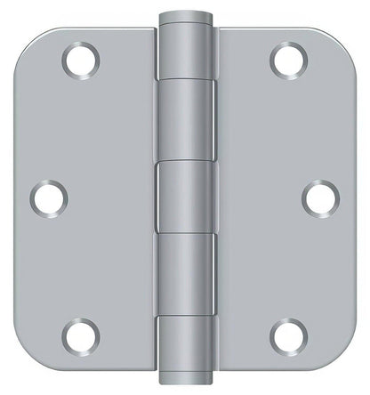 Deltana S35R5HD 3-1/2" x 3-1/2" Plain Bearing 5/8" Radius Corner Door Hinge - Pair