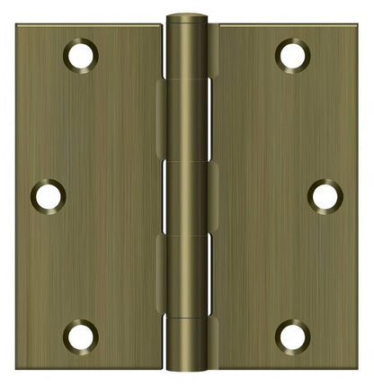 Deltana S35U-R 3-1/2" x 3-1/2" Square Corner Door Hinge