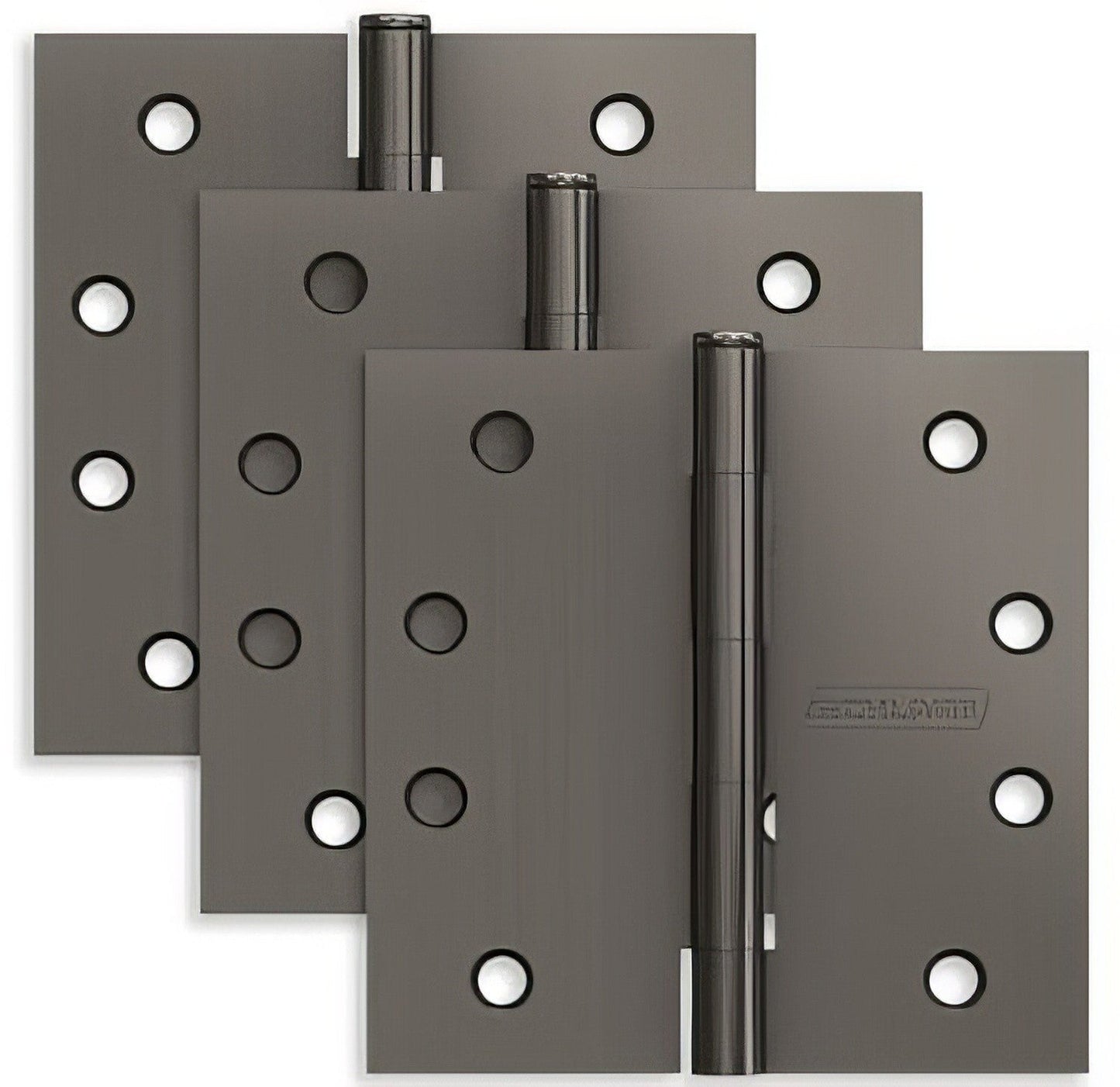 Ives S3P1020FRP 4" x 4" Square Corner Plain Bearing Mortise Hinges.