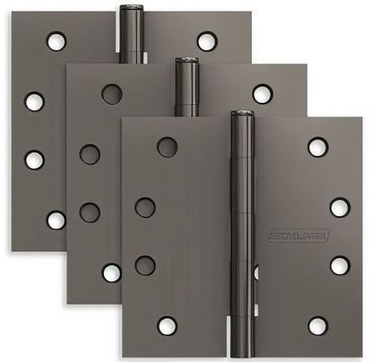 Ives S3P1020FRP 4" x 4" Square Corner Plain Bearing Mortise Hinges.