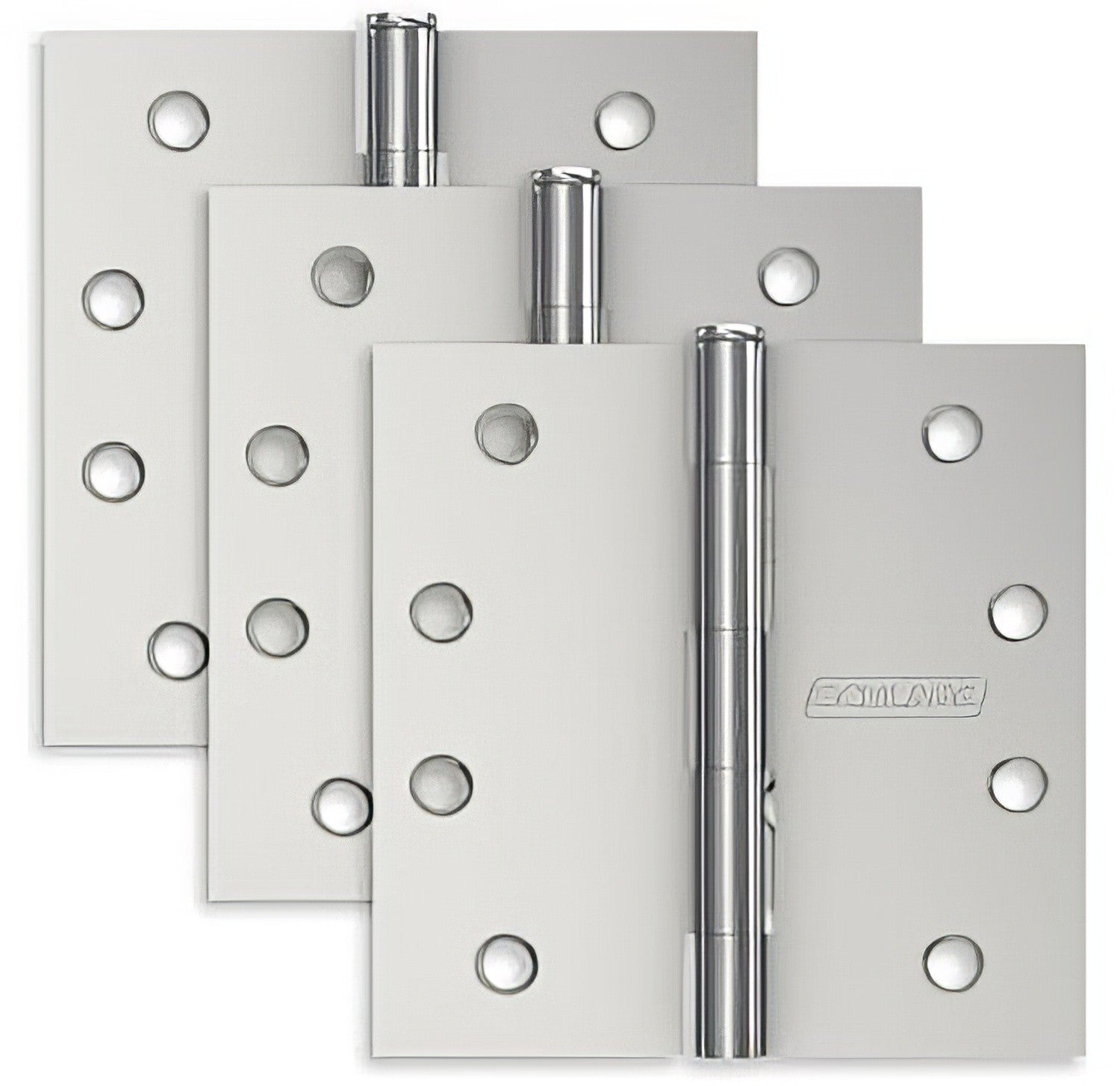 Ives S3P1020FRP 4" x 4" Square Corner Plain Bearing Mortise Hinges.