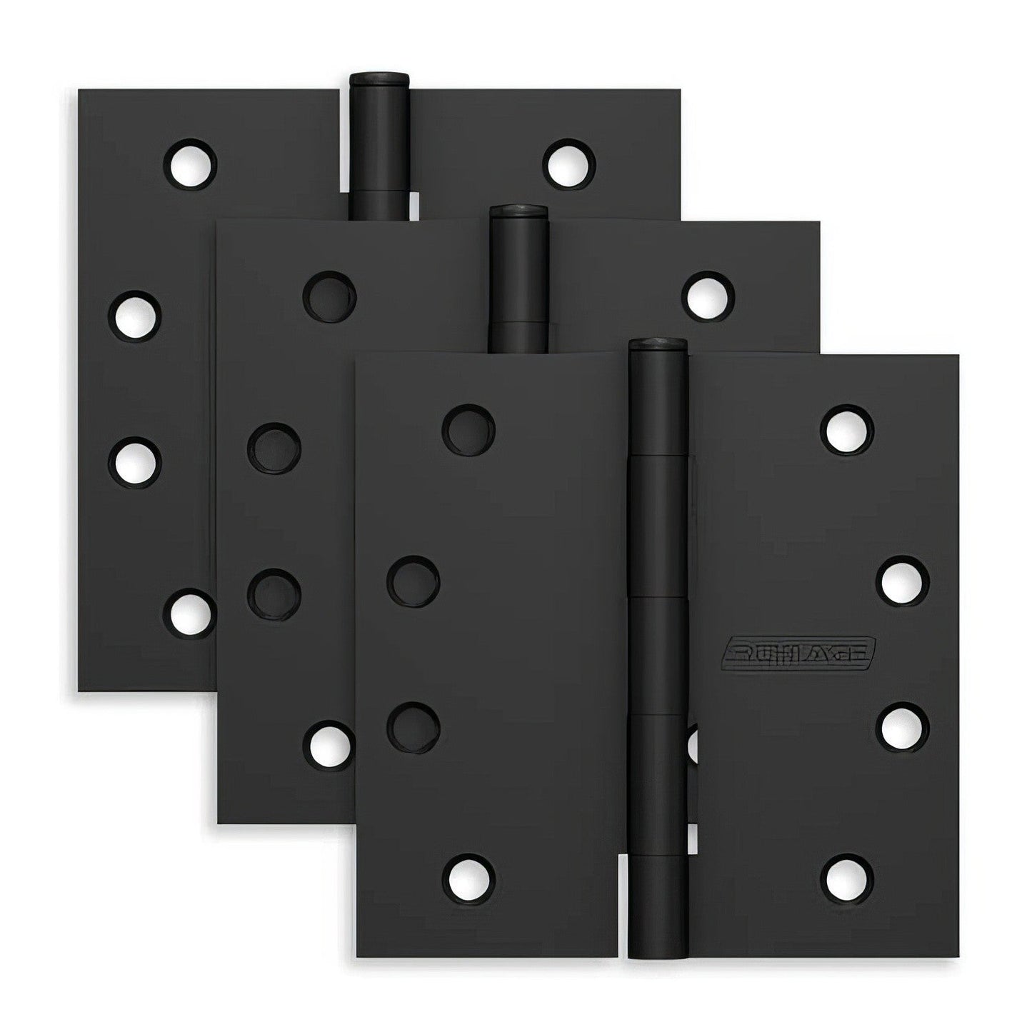 Ives S3P1020FRP 4" x 4" Square Corner Plain Bearing Mortise Hinges.