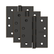 Ives S3P1020FRP 4" x 4" Square Corner Plain Bearing Mortise Hinges.