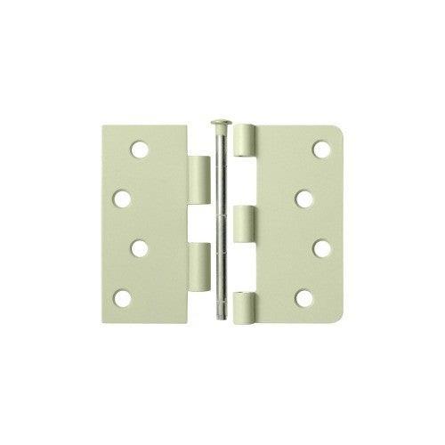 Deltana S4404U 4" x 4" x 1/4" x SQ Steel Door Hinge