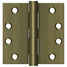 Deltana S44HD 4" x 4" Square Corner Door Hinge