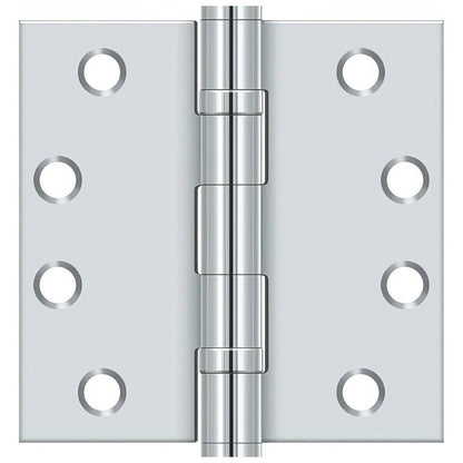 Deltana S44HDBB 4" x 4" Square Corner Ball Bearing Door Hinge