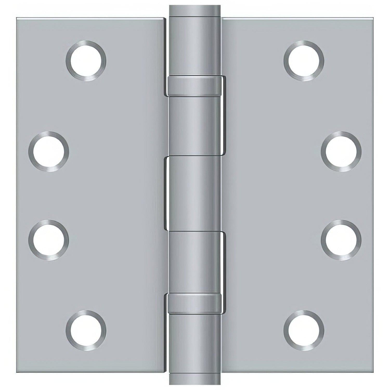 Deltana S44HDBB 4" x 4" Square Corner Ball Bearing Door Hinge