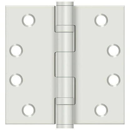Deltana S44HDBB 4" x 4" Square Corner Ball Bearing Door Hinge