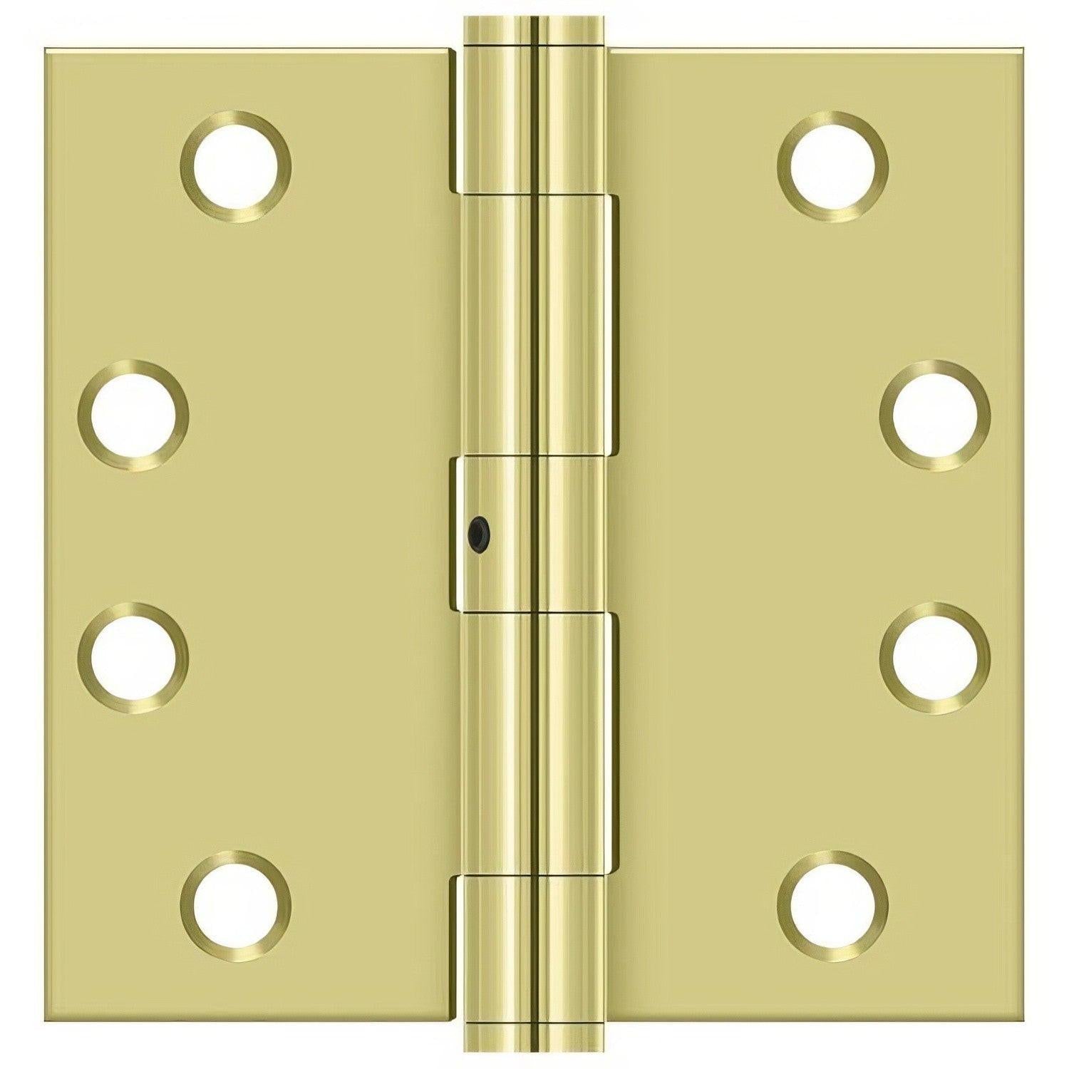 Deltana S44NRP 4" x 4" Square Corners Door Hinge - Pair