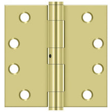 Deltana S44NRP 4" x 4" Square Corners Door Hinge - Pair