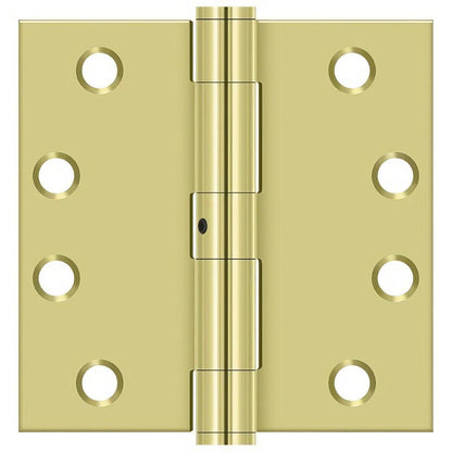 Deltana S44NRP 4" x 4" Square Corners Door Hinge - Pair