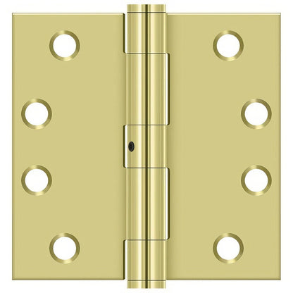 Deltana S44NRP 4" x 4" Square Corners Door Hinge - Pair