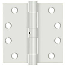 Deltana S44NRP 4" x 4" Square Corners Door Hinge - Pair