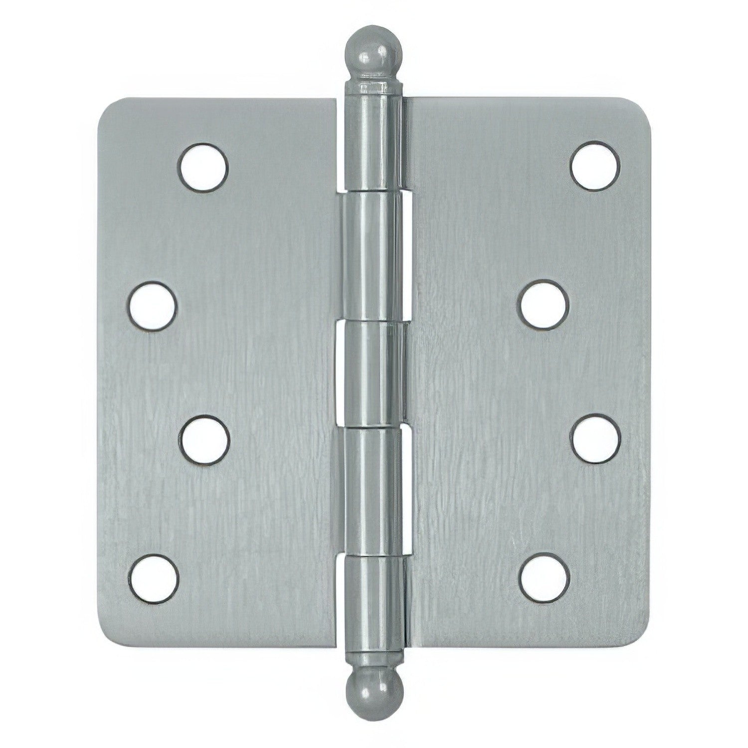 Deltana S44R4-BT 4" x 4" Plain Bearing 1/4" Radius Corner Door Hinge - Pair
