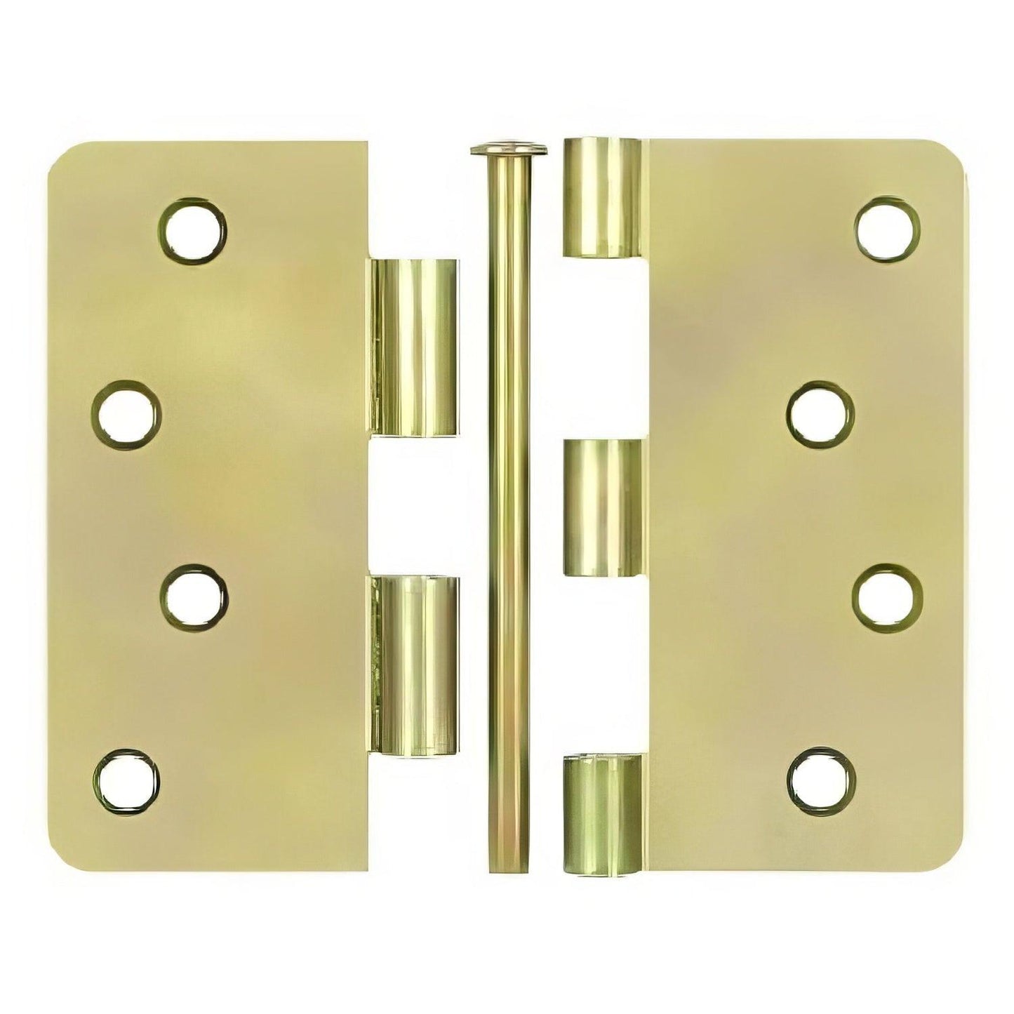 Deltana S44R4BK2D-UN 4" x 4" x 1/4" Radius Steel Door Hinge