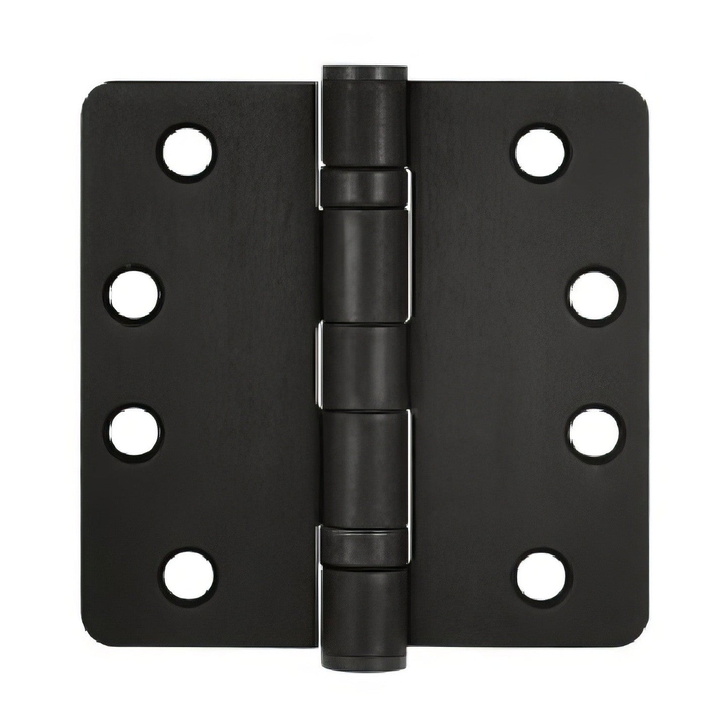 Deltana S44R4HDB 4" x 4" Ball Bearing 1/4" Radius Corner Door Hinge - Pair.