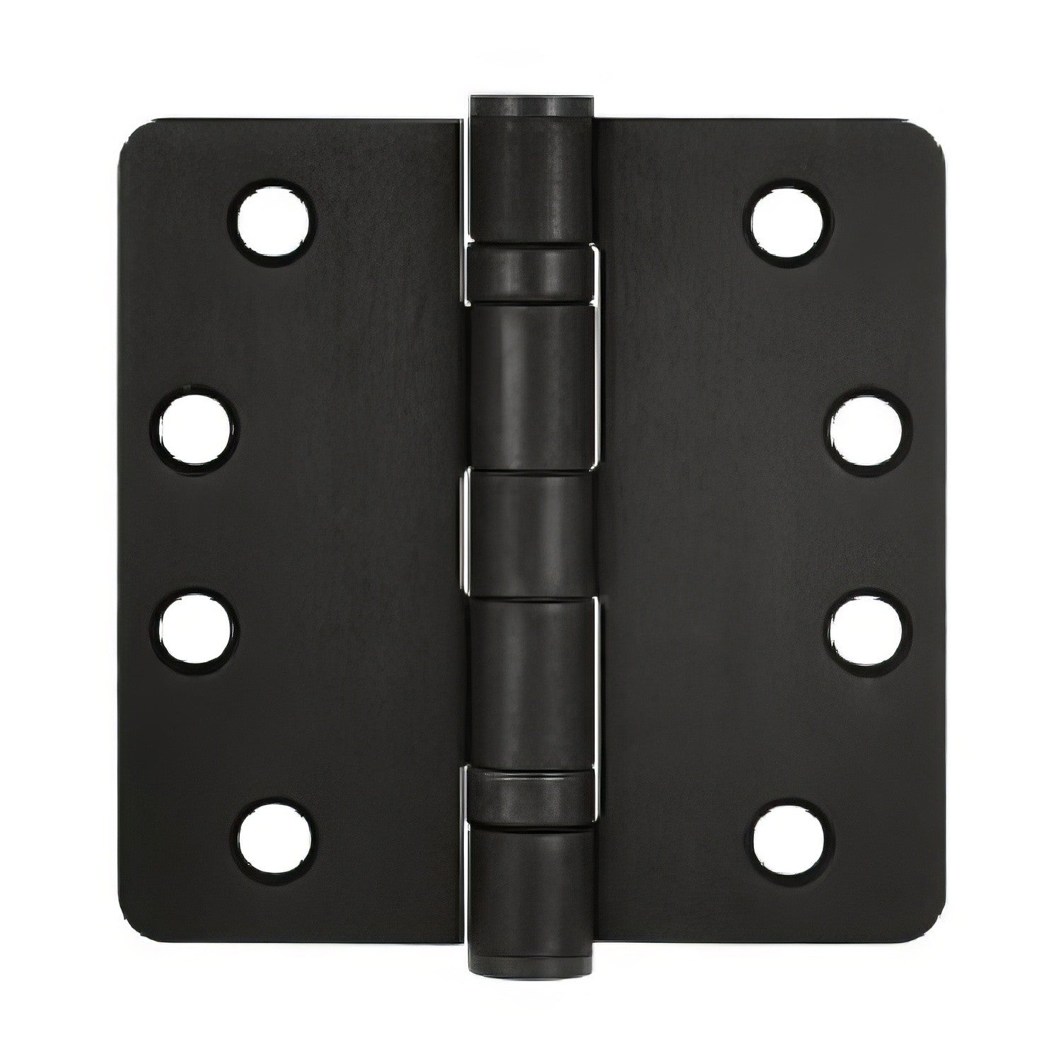 Deltana S44R4HDB 4" x 4" Ball Bearing 1/4" Radius Corner Door Hinge - Pair.