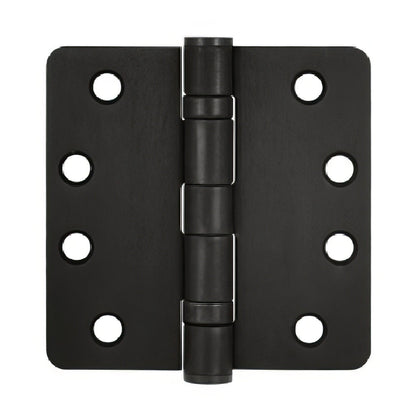 Deltana S44R4HDB 4" x 4" Ball Bearing 1/4" Radius Corner Door Hinge - Pair.