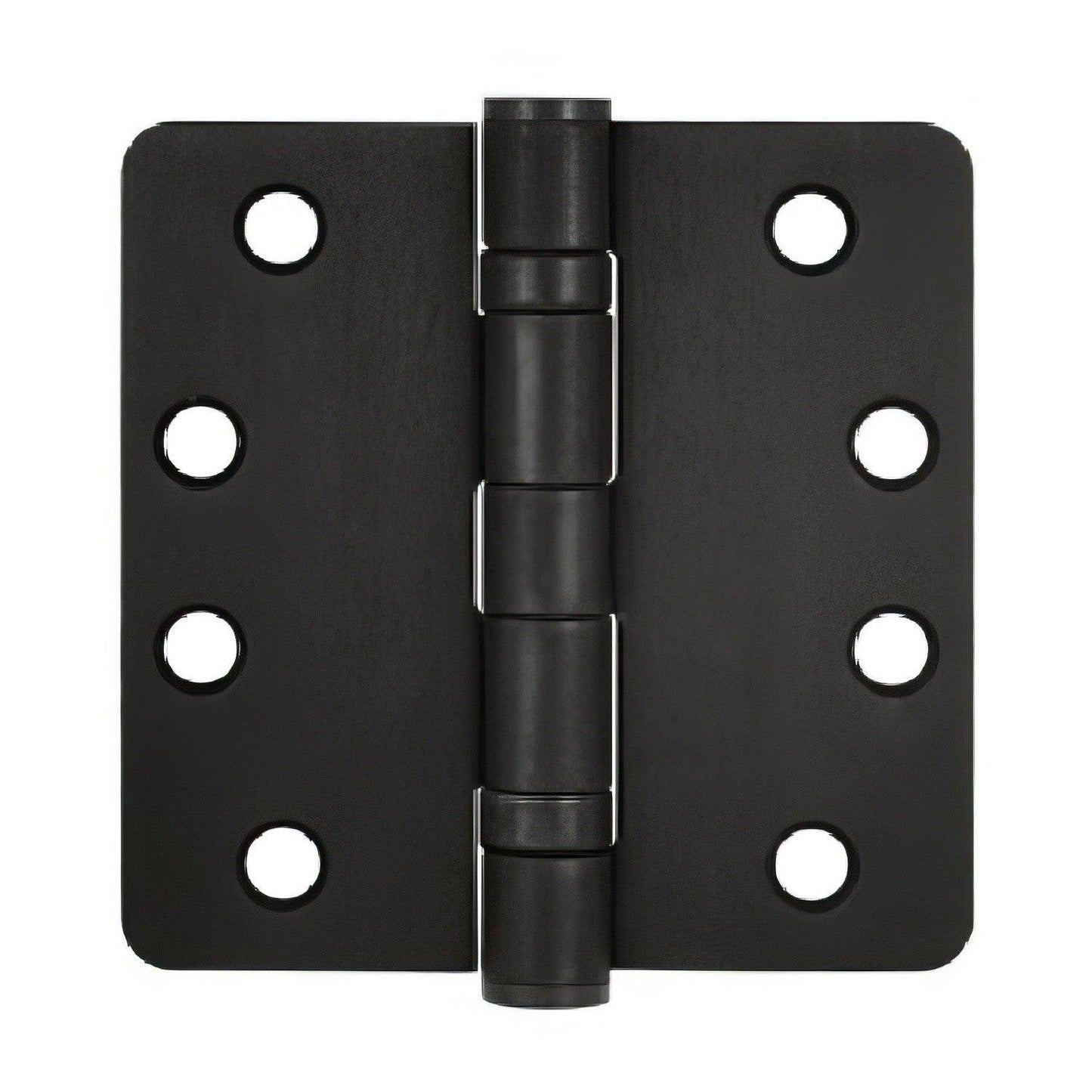 Deltana S44R4HDB 4" x 4" Ball Bearing 1/4" Radius Corner Door Hinge - Pair