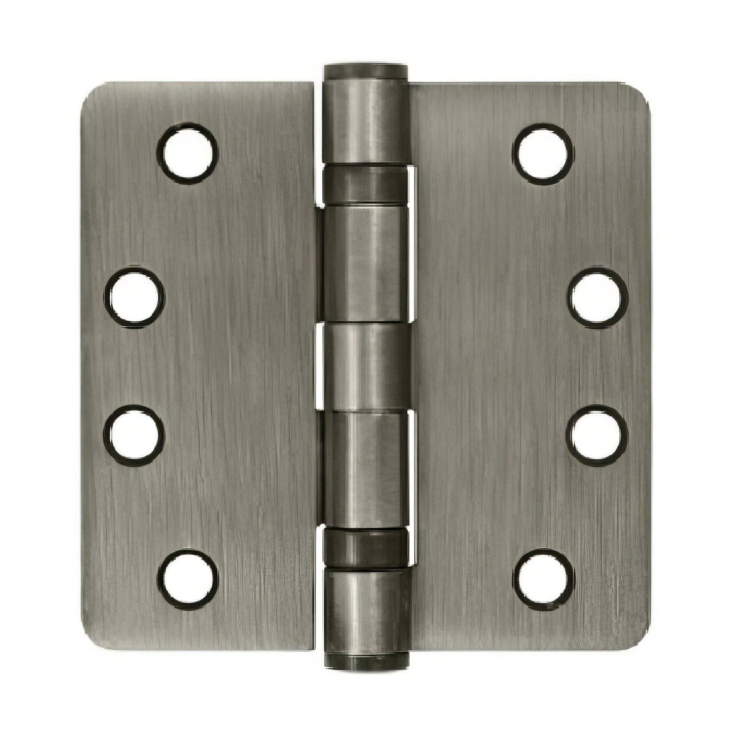 Deltana S44R4HDB 4" x 4" Ball Bearing 1/4" Radius Corner Door Hinge - Pair.