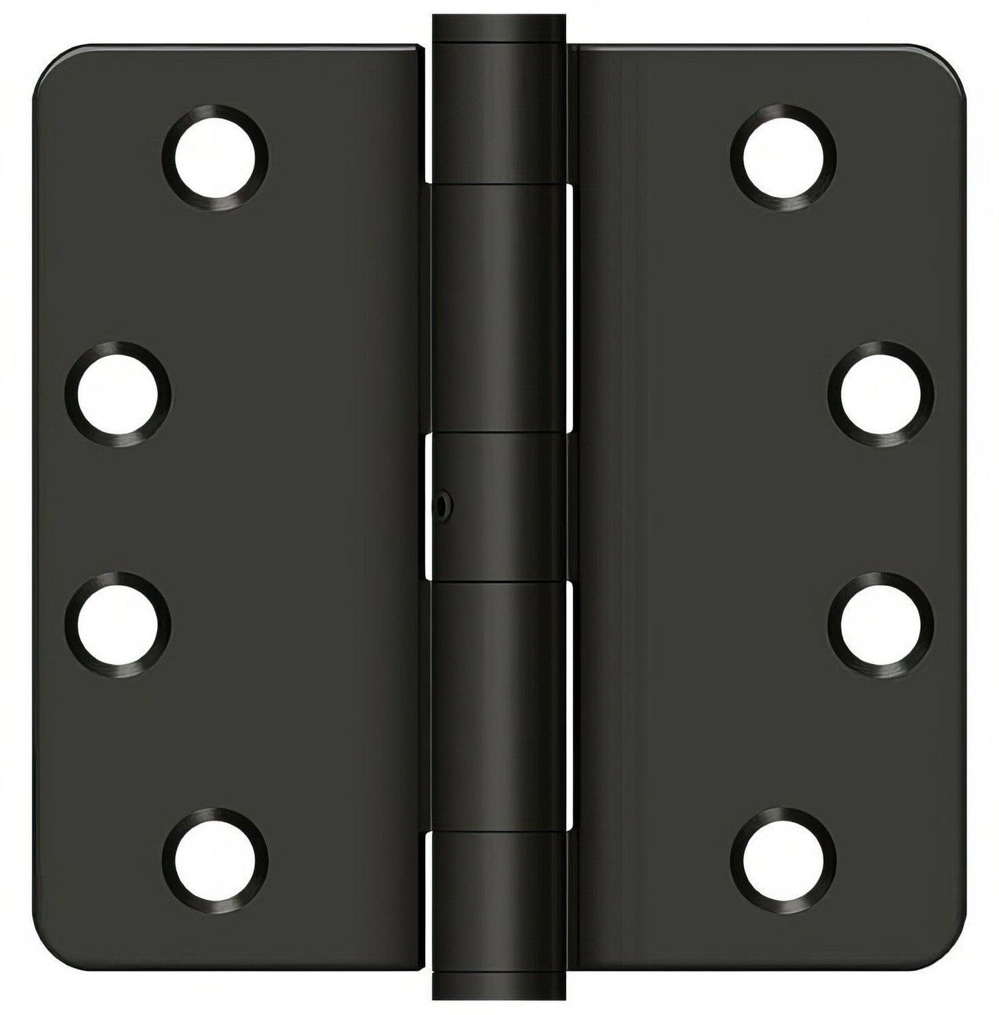 Deltana S44R4HDN 4" x 4" x 1/4" HD Radius Steel Door Hinge