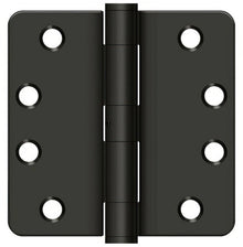 Deltana S44R4HDN 4" x 4" x 1/4" HD Radius Steel Door Hinge