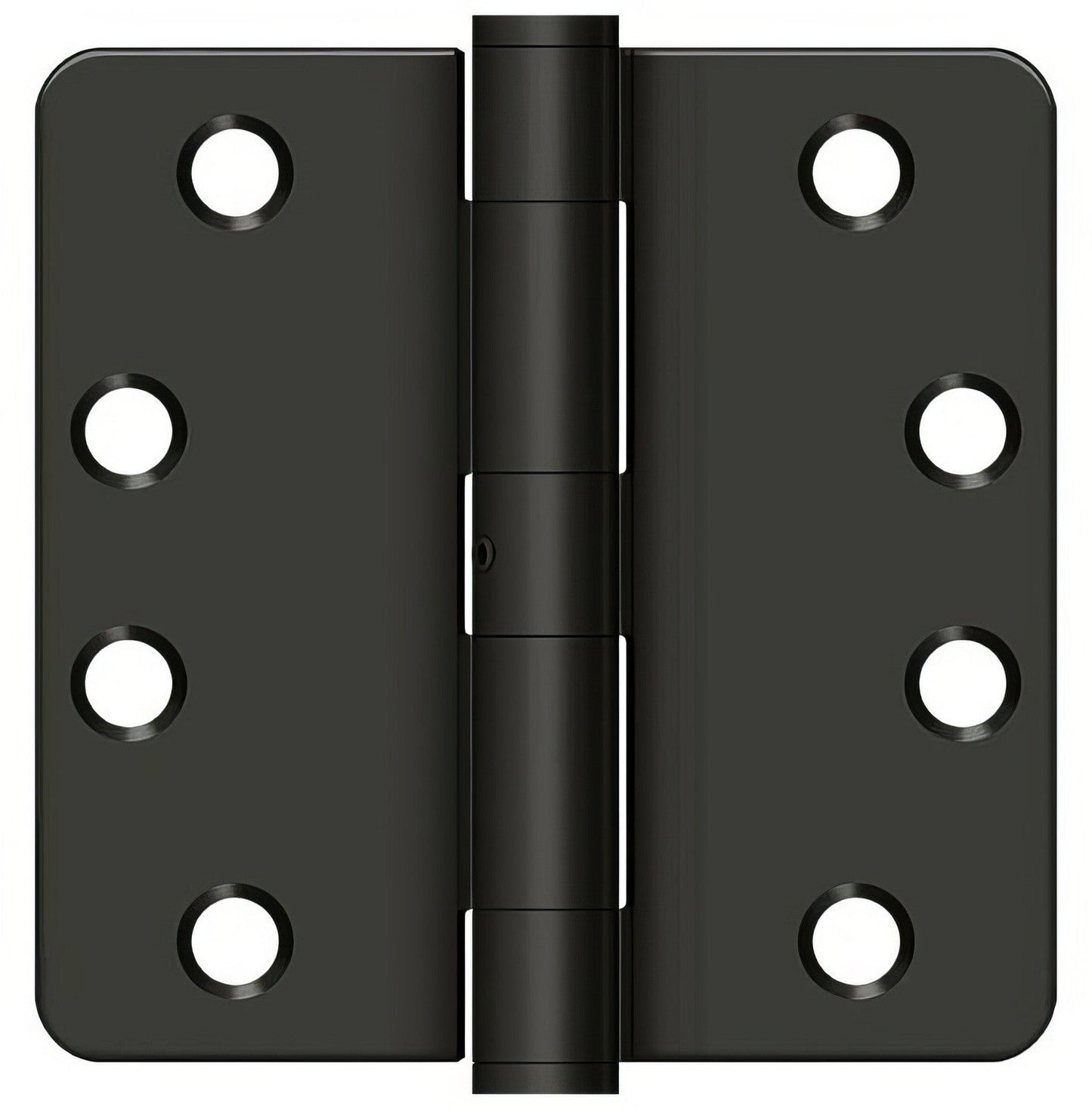 Deltana S44R4HDN 4" x 4" x 1/4" HD Radius Steel Door Hinge