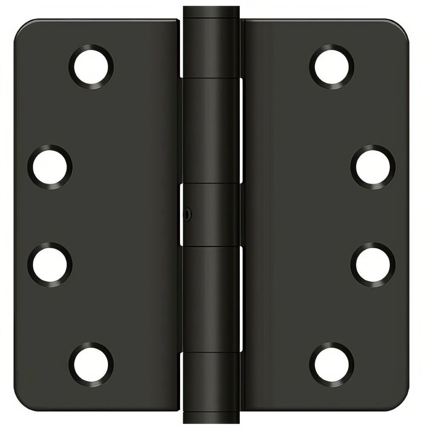 Deltana S44R4HDN 4" x 4" x 1/4" HD Radius Steel Door Hinge