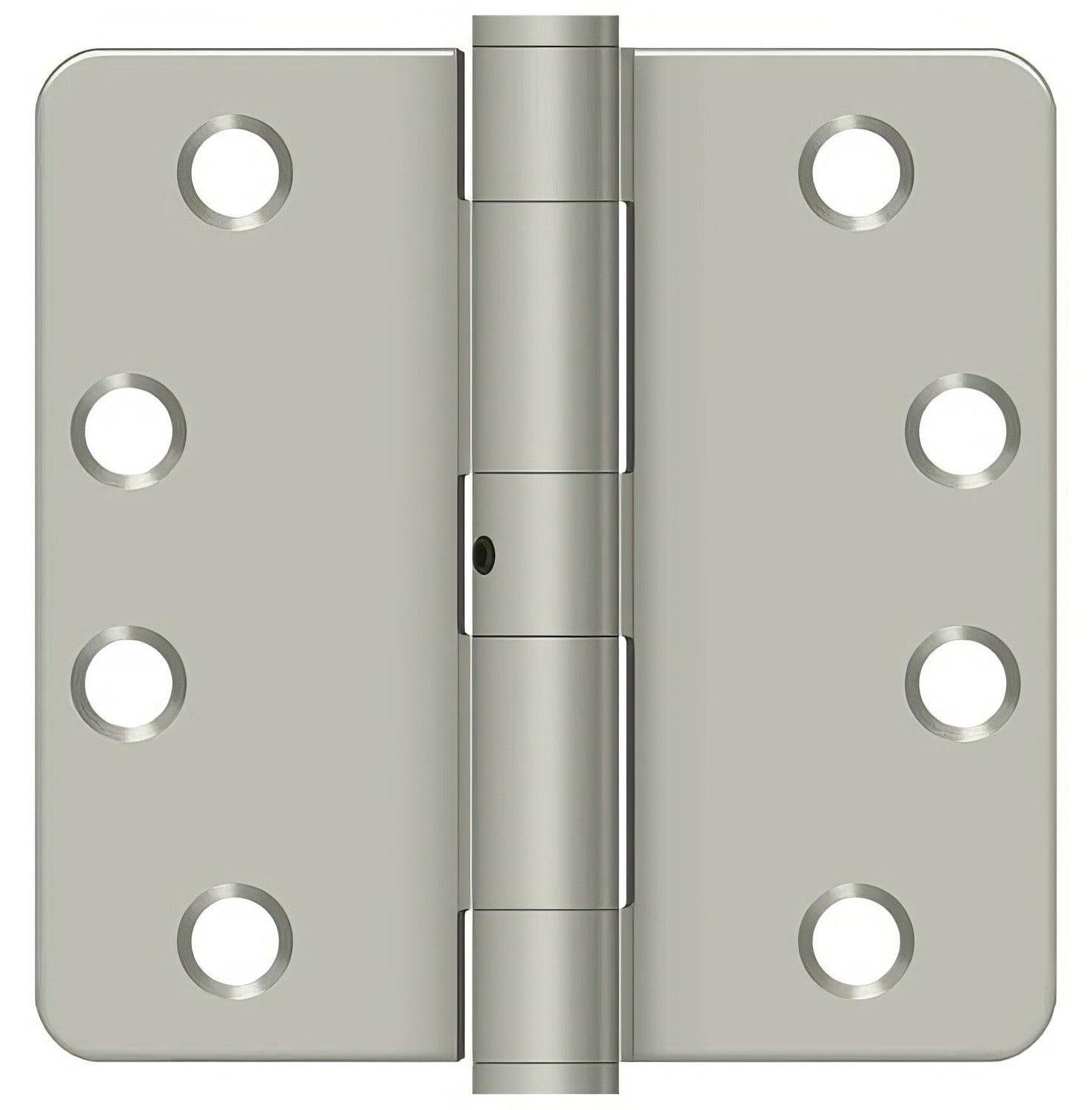 Deltana S44R4HDN 4" x 4" x 1/4" HD Radius Steel Door Hinge